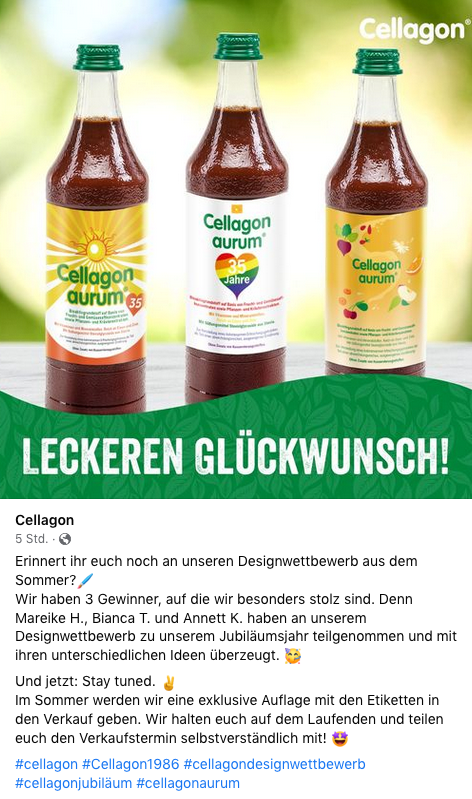 Gewinn Cellagon
