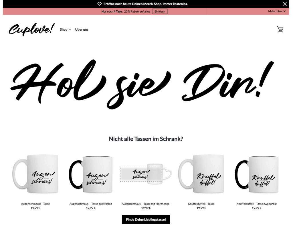 Cuplove ... Nicht alle Tassen im Schrank?