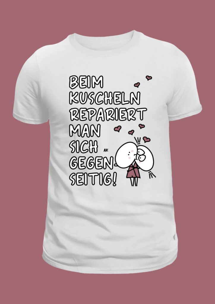 Beim Kuscheln repariert man sich gegenseitig!