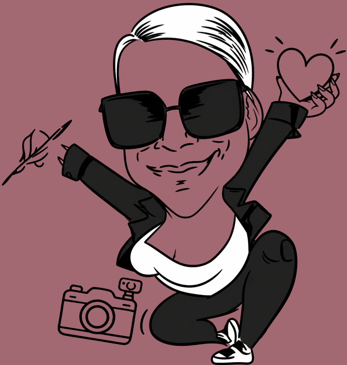 Designerin mit Herz