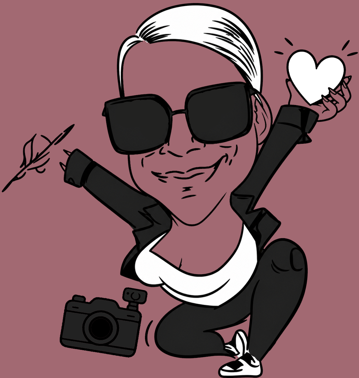 Designerin mit Herz